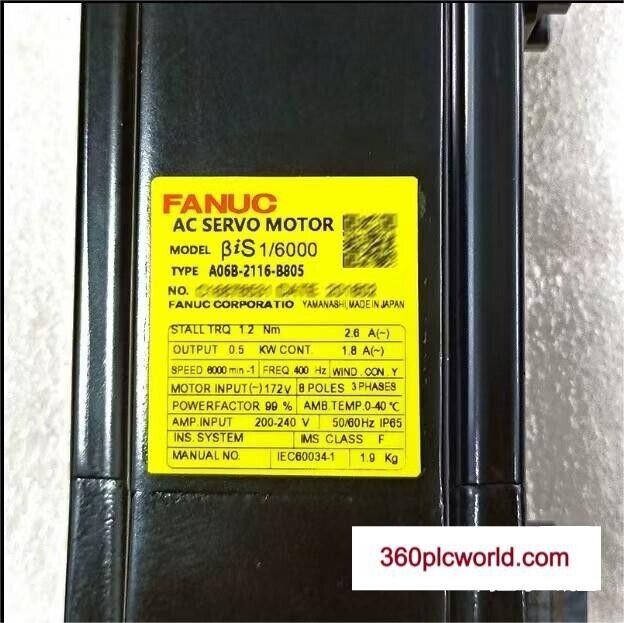 1 PC PARA FANUC A06B-2116-B805 usado