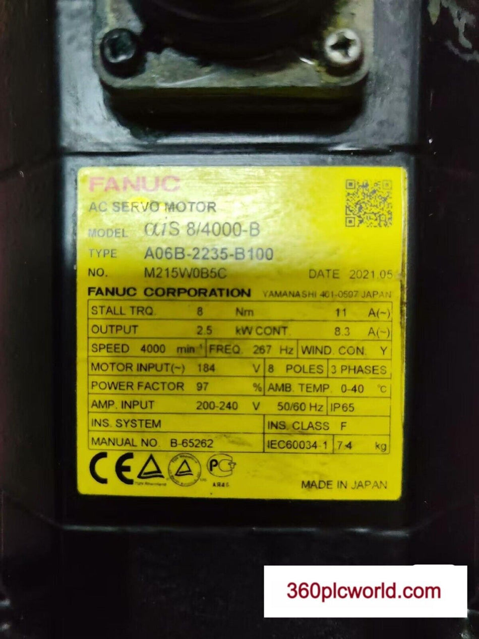 1 PC PARA FANUC A06B-2235-B100 usado 