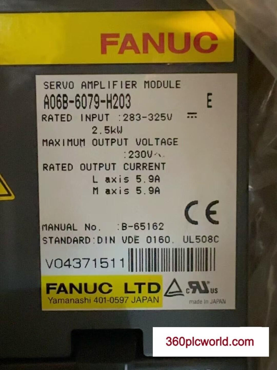 1 peça para FANUC A06B-6079-H203 novo 