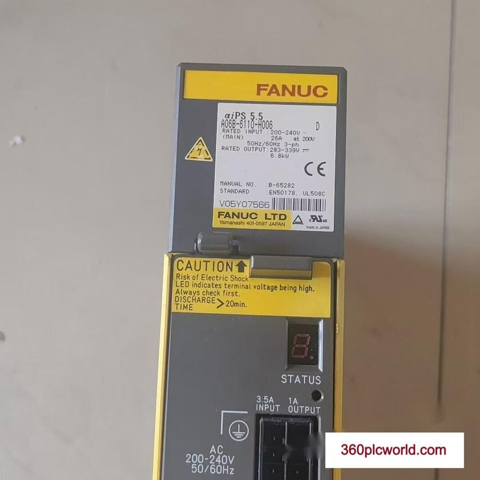 1 PC PARA FANUC A06B-6110-H006 usado 