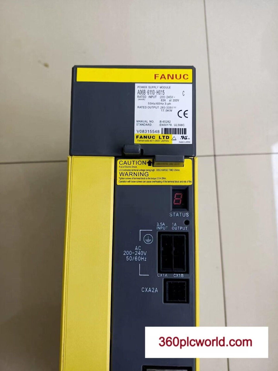 1 PC PARA FANUC A06B-6110-H015 usado