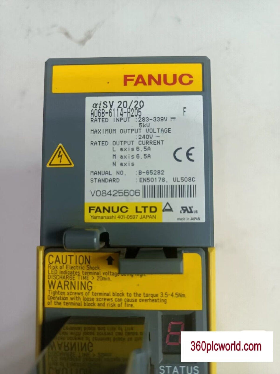 1 PC PARA FANUC A06B-6114-H205 usado
