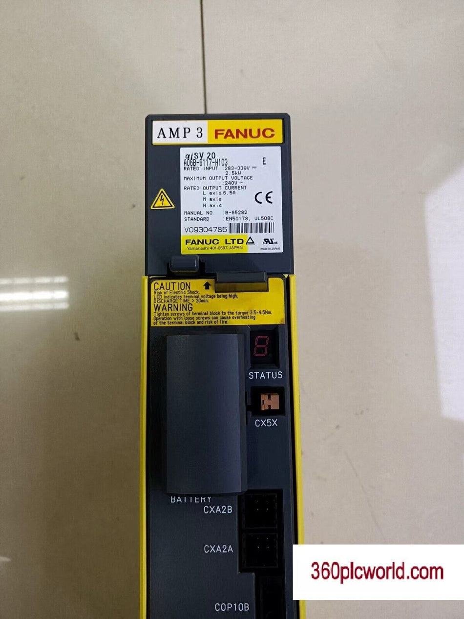 1 PC PARA FANUC A06B-6117-H103 usado