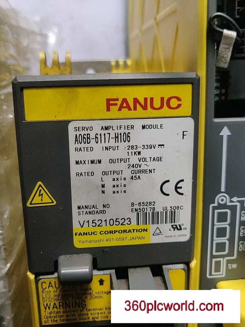 1PC FOR FANUC A06B-6117-H106 used