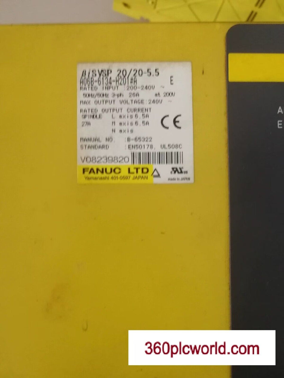 1 PC PARA FANUC A06B-6134-H201#A usado