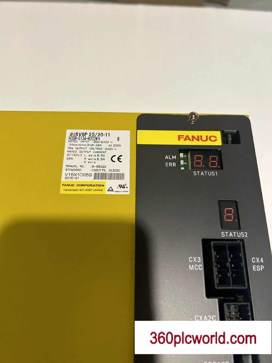 1 peça para FANUC A06B-6134-H202#A usado