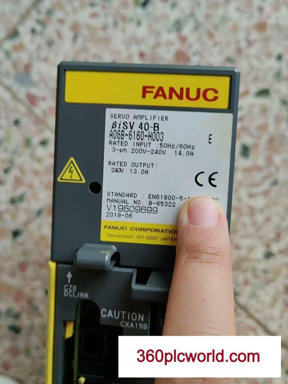 1 PC PARA FANUC A06B-6160-H003 usado