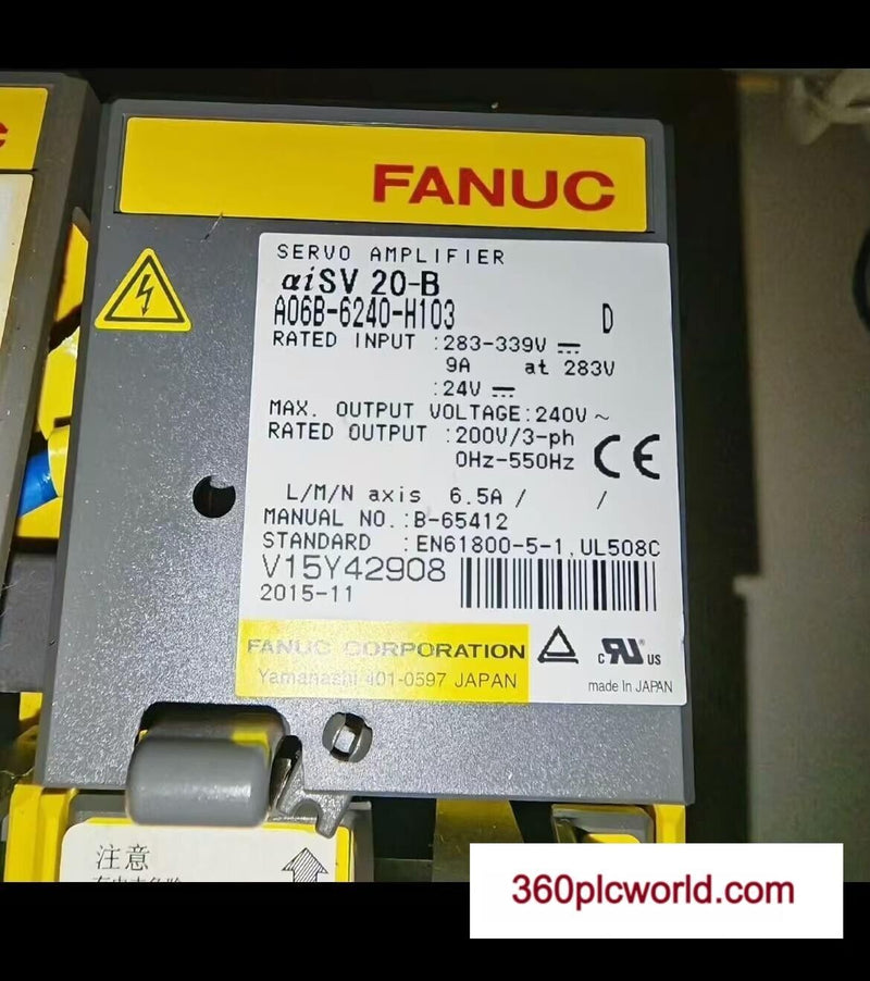 1PC FOR FANUC A06B-6240-H103 used