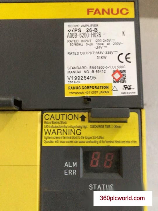 1PC FOR FANUC A06B-6200-H026 used
