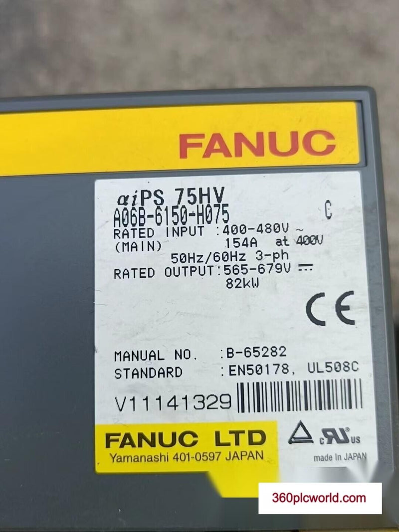 1PC FOR FANUC A06B-6150-H075 used