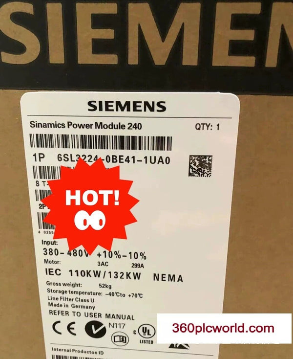 1PC FOR Siemens 6SL3224-0BE41-1UA0 new