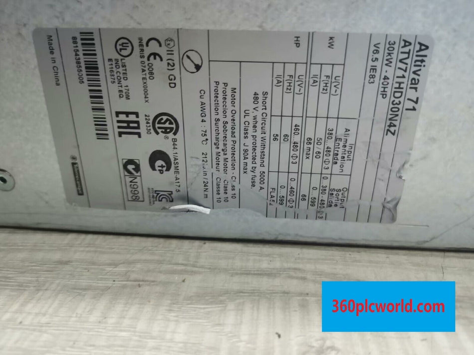 1PC FOR Schneider ATV71HD30N4Z used