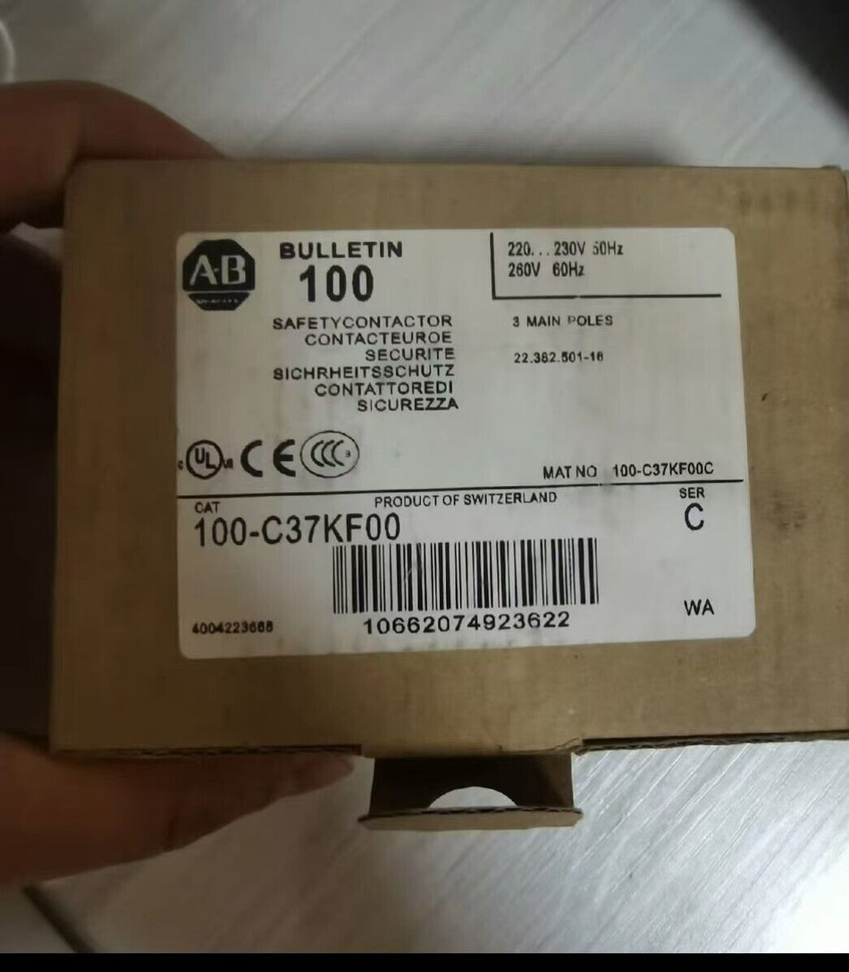 1 peça para Allen Bradley 100-C37KF00 novo 