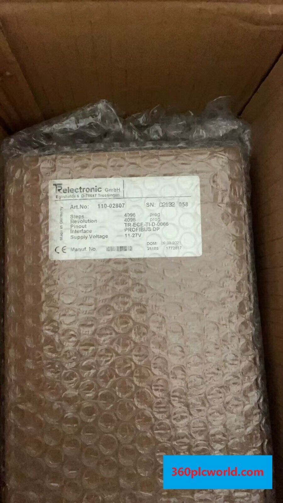 1 PC PARA TRELECTRONIC 110-02807 Novo