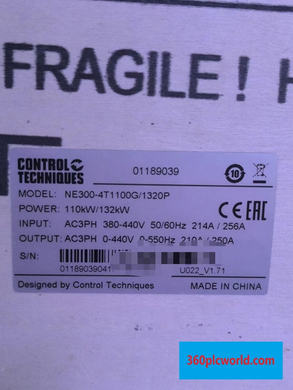 1 PC PARA NIDEC NE300-4T1100G/1320P Novo 