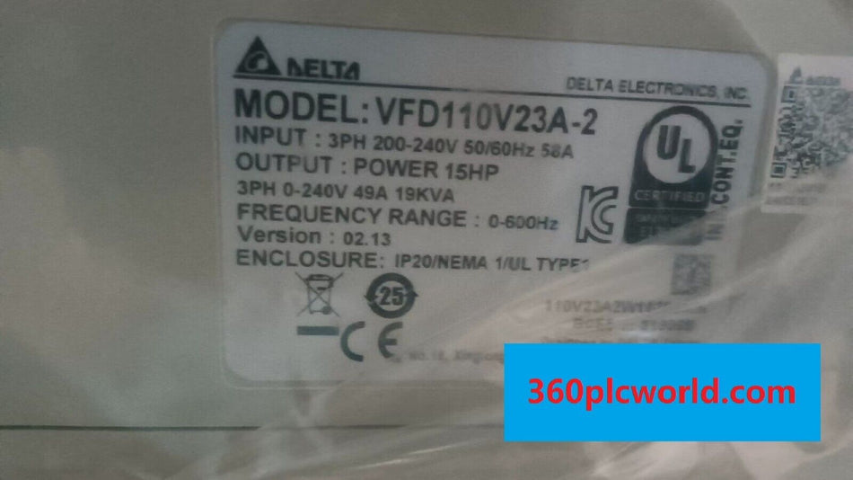 1PC FOR DELTA VFD110V23A-2 New