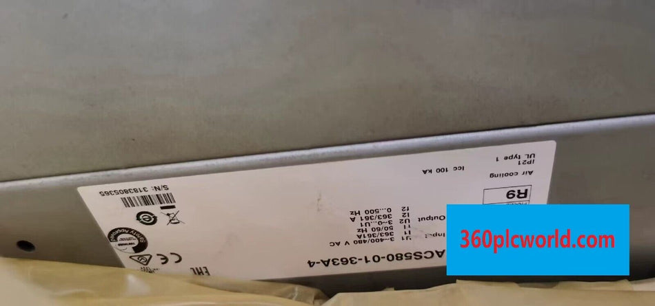 1 PC PARA ABB ACS580-01-363A-4 Novo