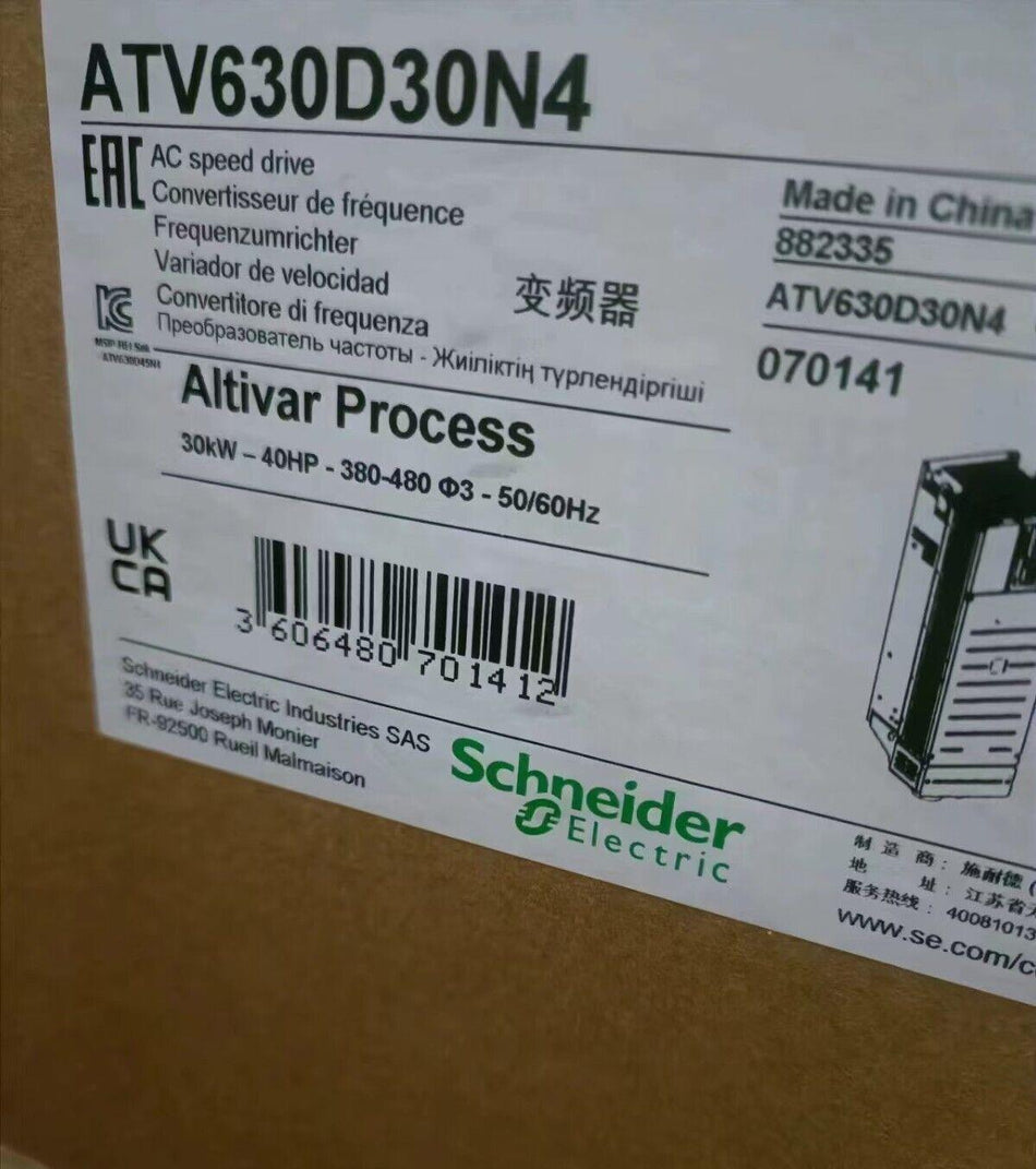 1 peça para Schneider ATV630D30N4 novo 