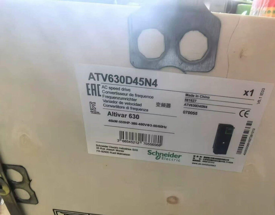 1 peça para Schneider ATV630D45N4 novo 