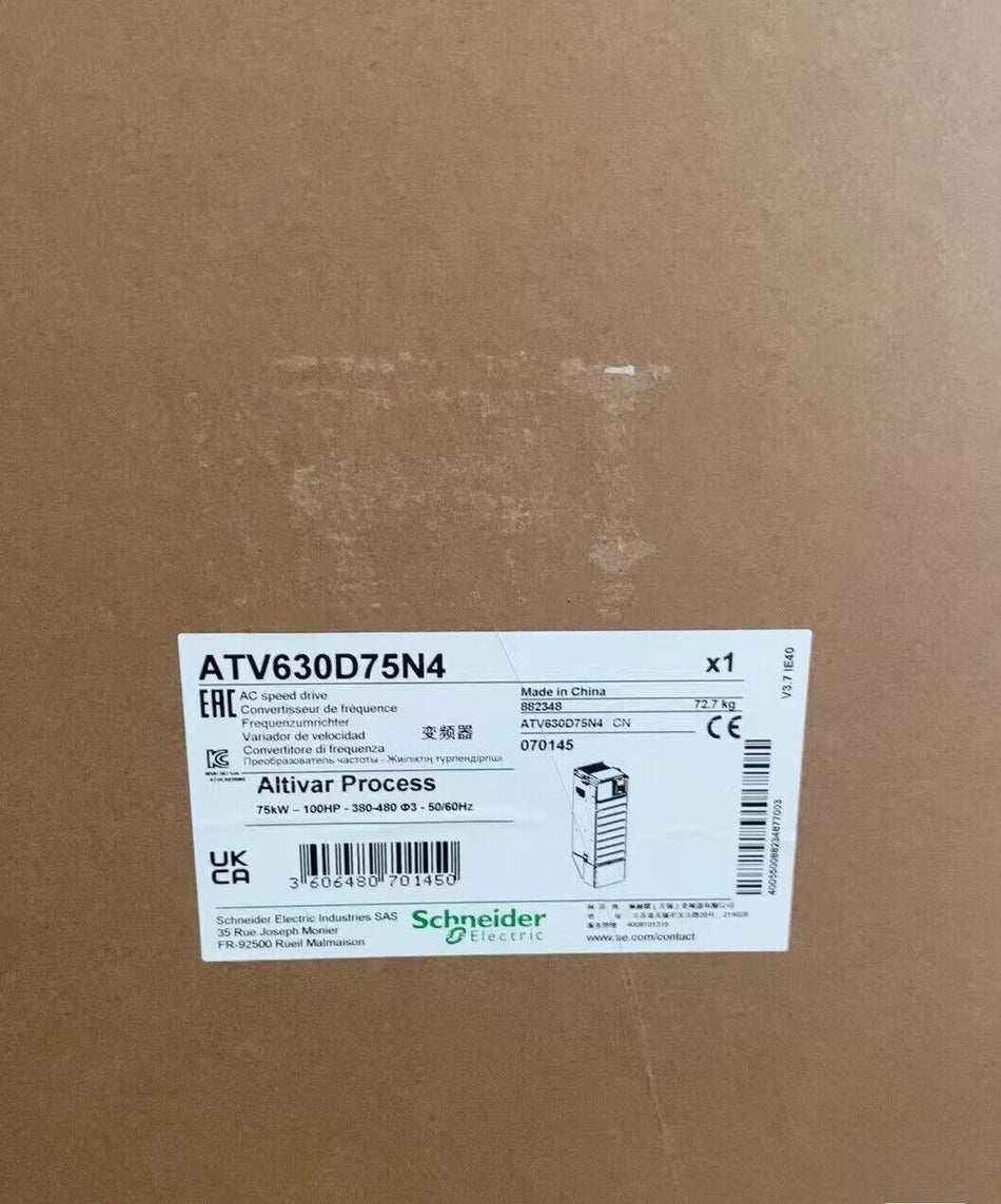 1PC FOR Schneider ATV630D75N4 New