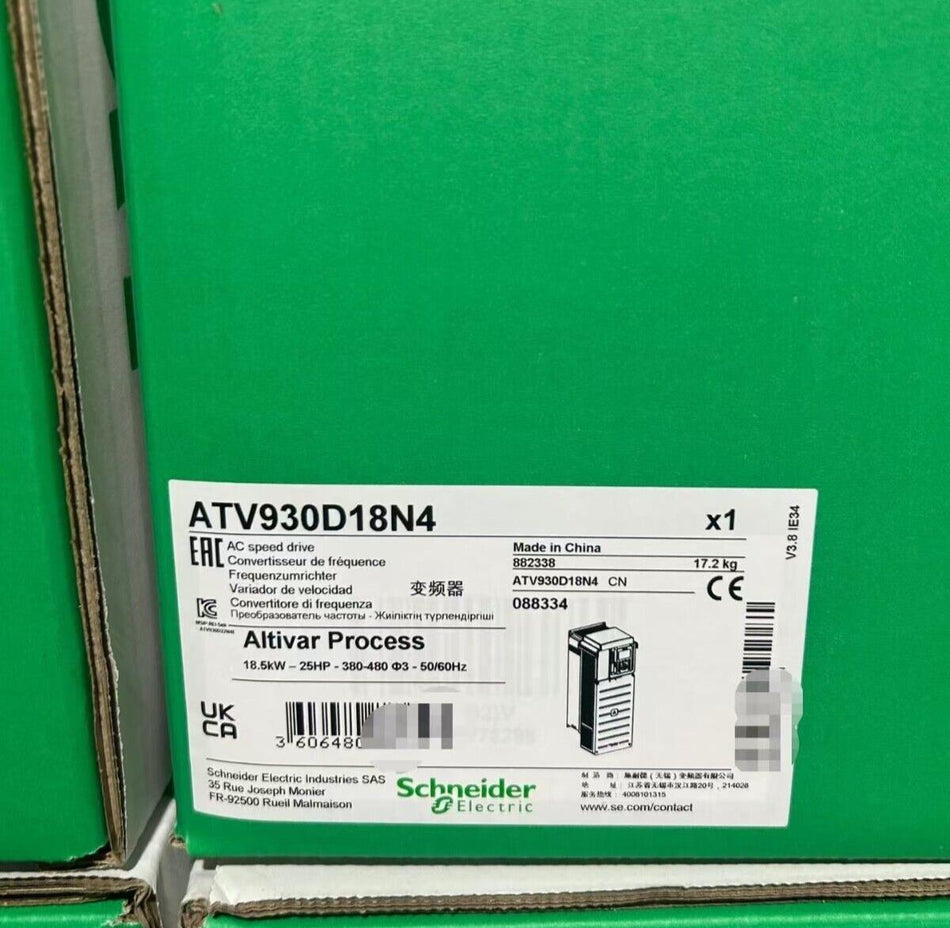 1 peça para Schneider ATV930D18N4 novo