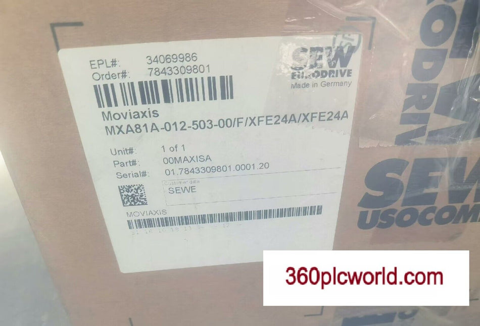 1 PC PARA SEW MXA81A-012-503-00/F NOVO 