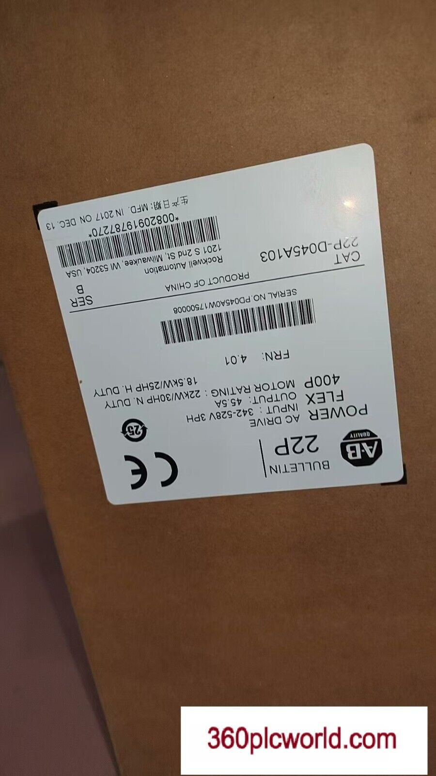 1 PC PARA AB 22P-D045A103 NOVO 