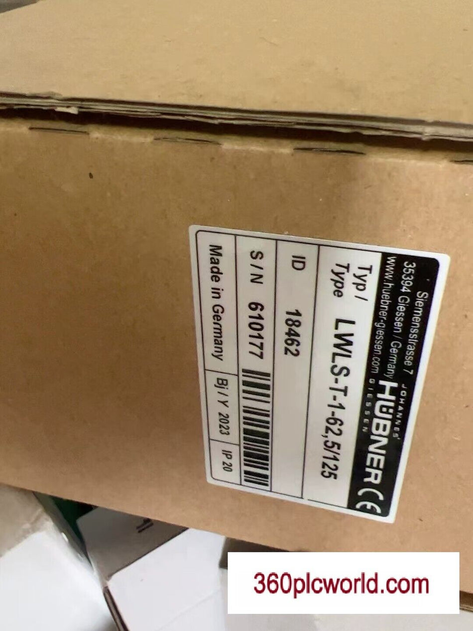 1 PC PARA HUBNER LWLS-T-1-62.5/125 NOVO