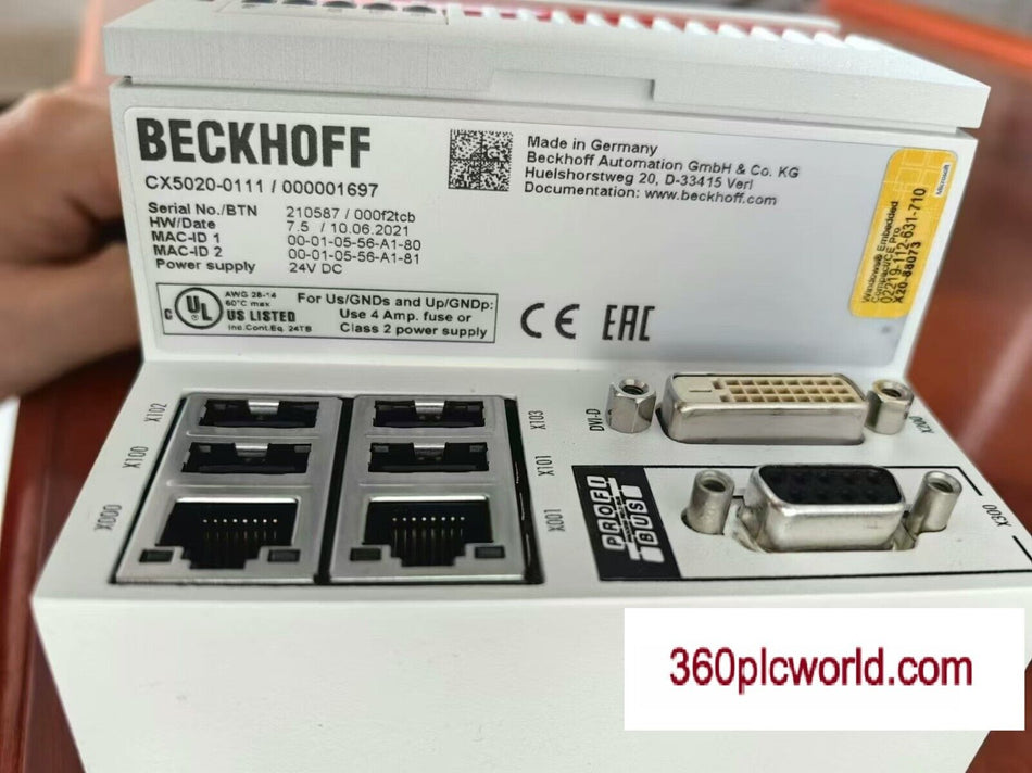 1 peça para Beckhoff CX5120-0111 novo