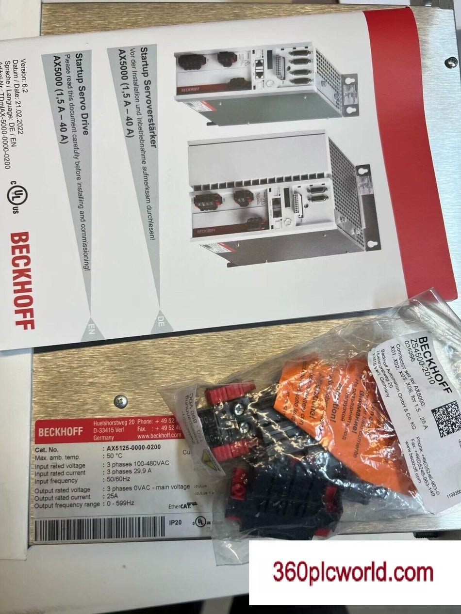 1 peça para Beckhoff AX5125-0000-0200 novo 