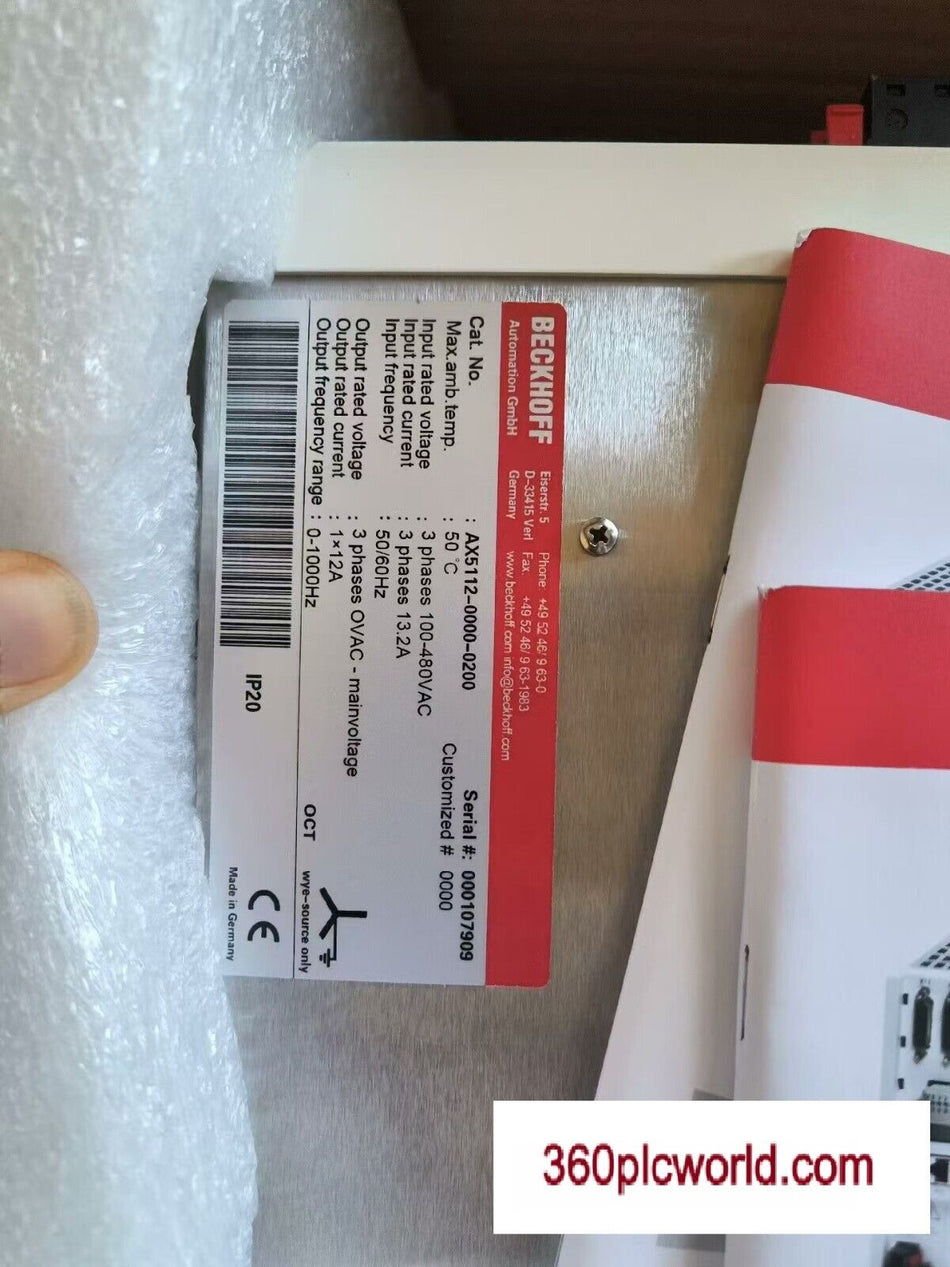 1 peça para Beckhoff AX5112-0000-0200 novo 