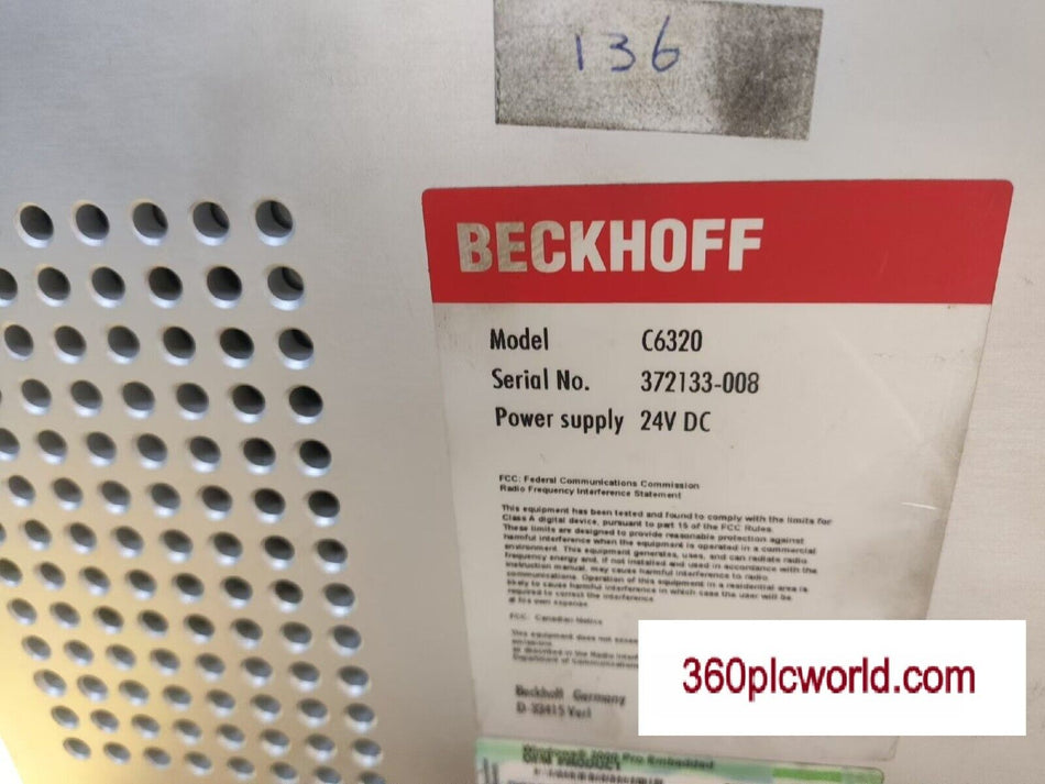 1 PEÇA PARA BECKHOFF C6320 USADO 