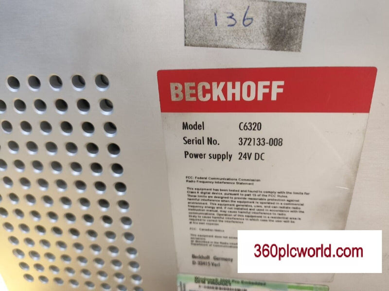 1PC FOR BECKHOFF C6320 USED