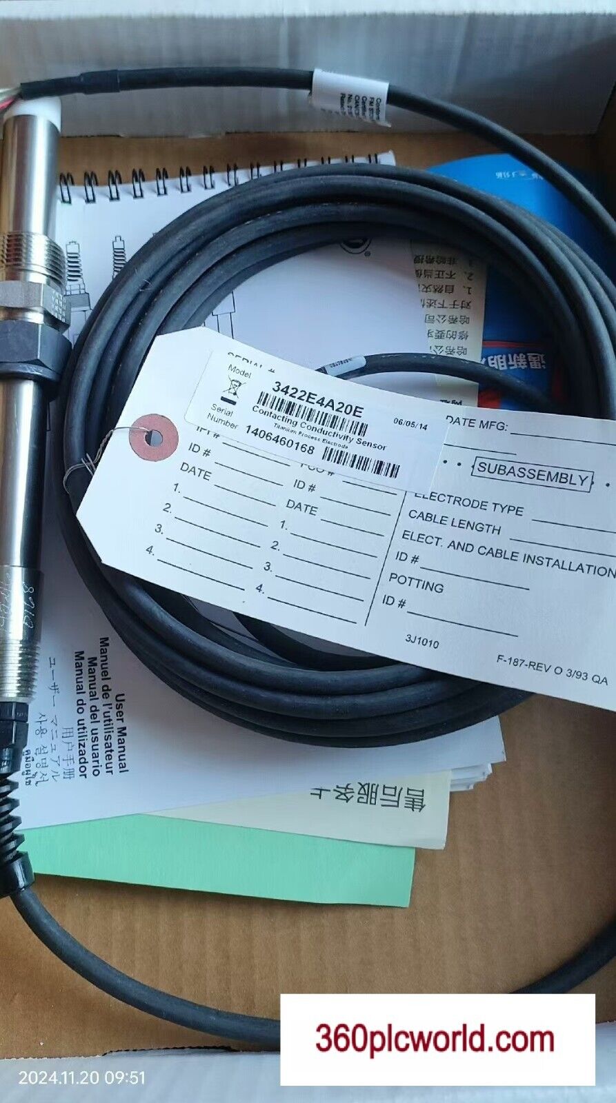 1 PC PARA HACH 3422 E4A20E NOVO 