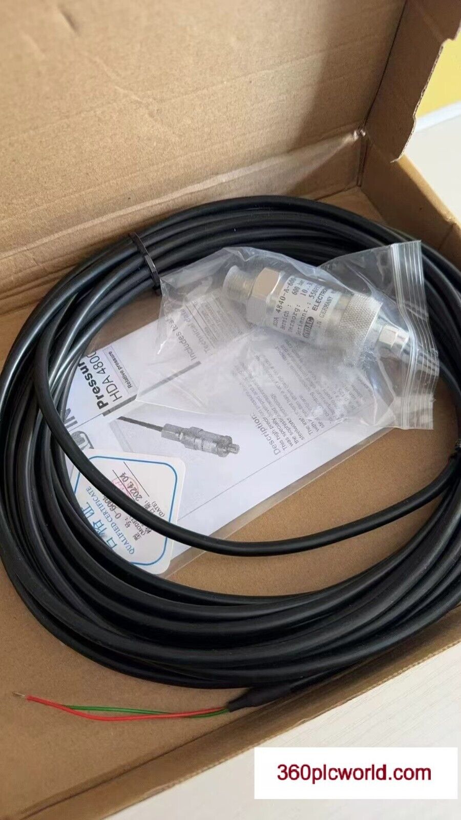 1 PC PARA HYDAC HDA 4840-A-600-424 NOVO 