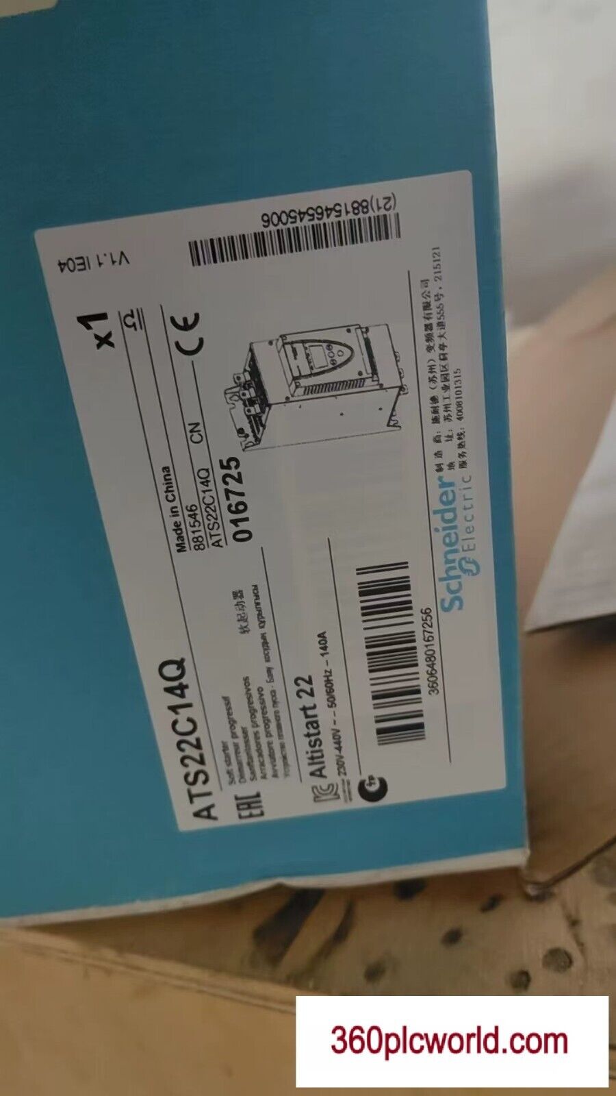 1 PC PARA SCHNEIDER ATS22C14Q NOVO 