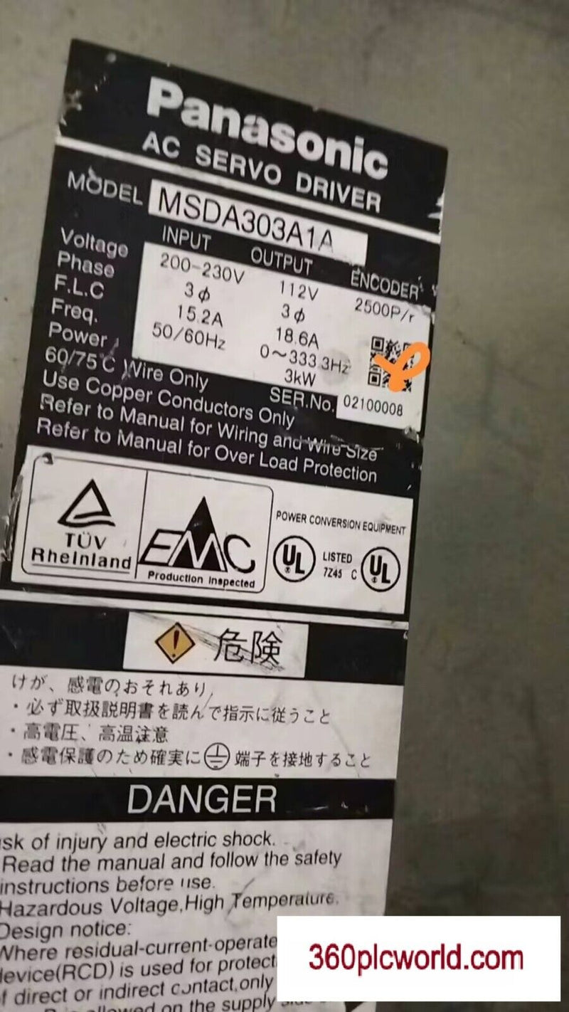 1PC FOR Panasonic MSDA303A1A Used