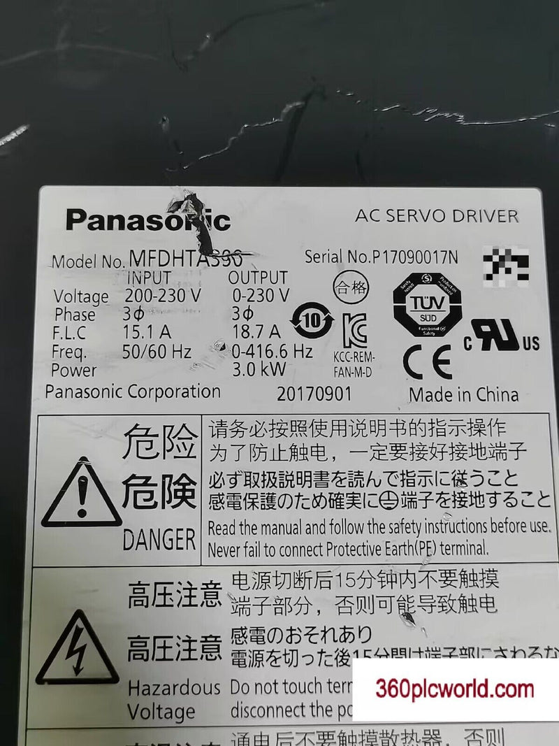 1PC FOR Panasonic MFDHTA390 Used