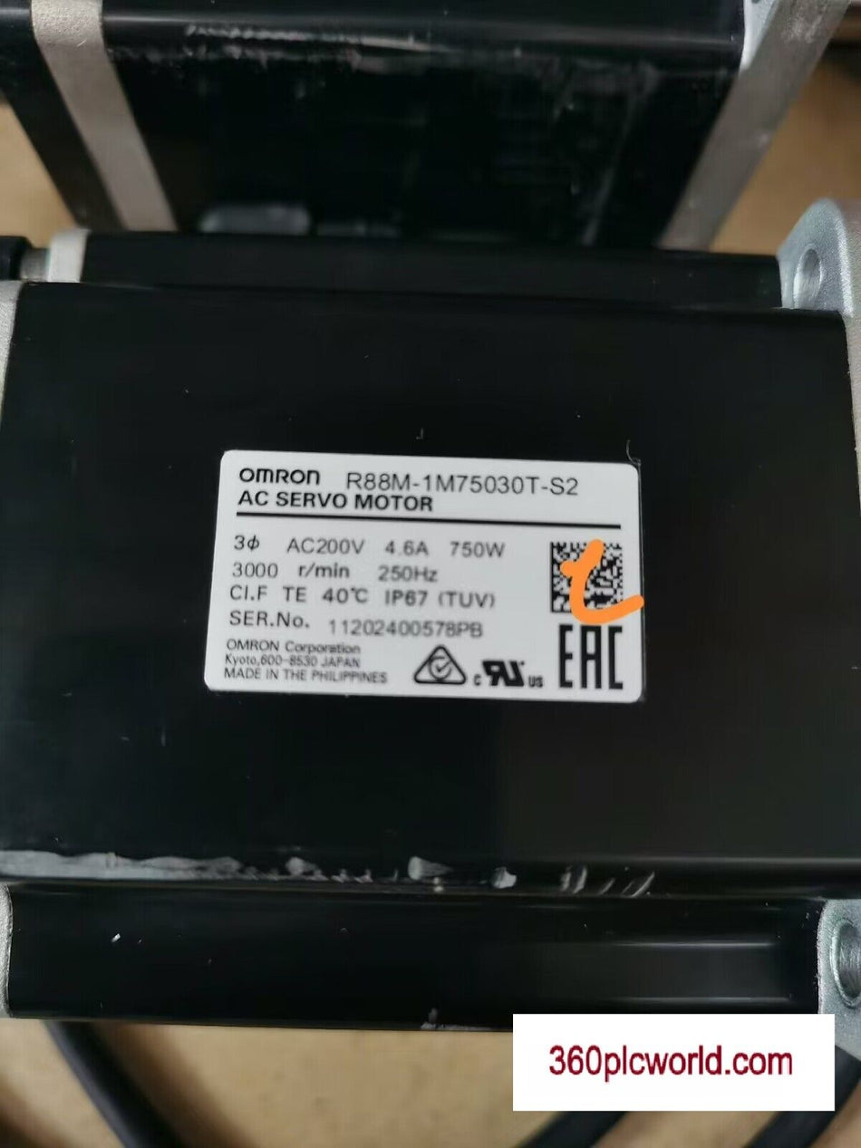 1 peça para Omron R88M-1M75030T-S2 usado