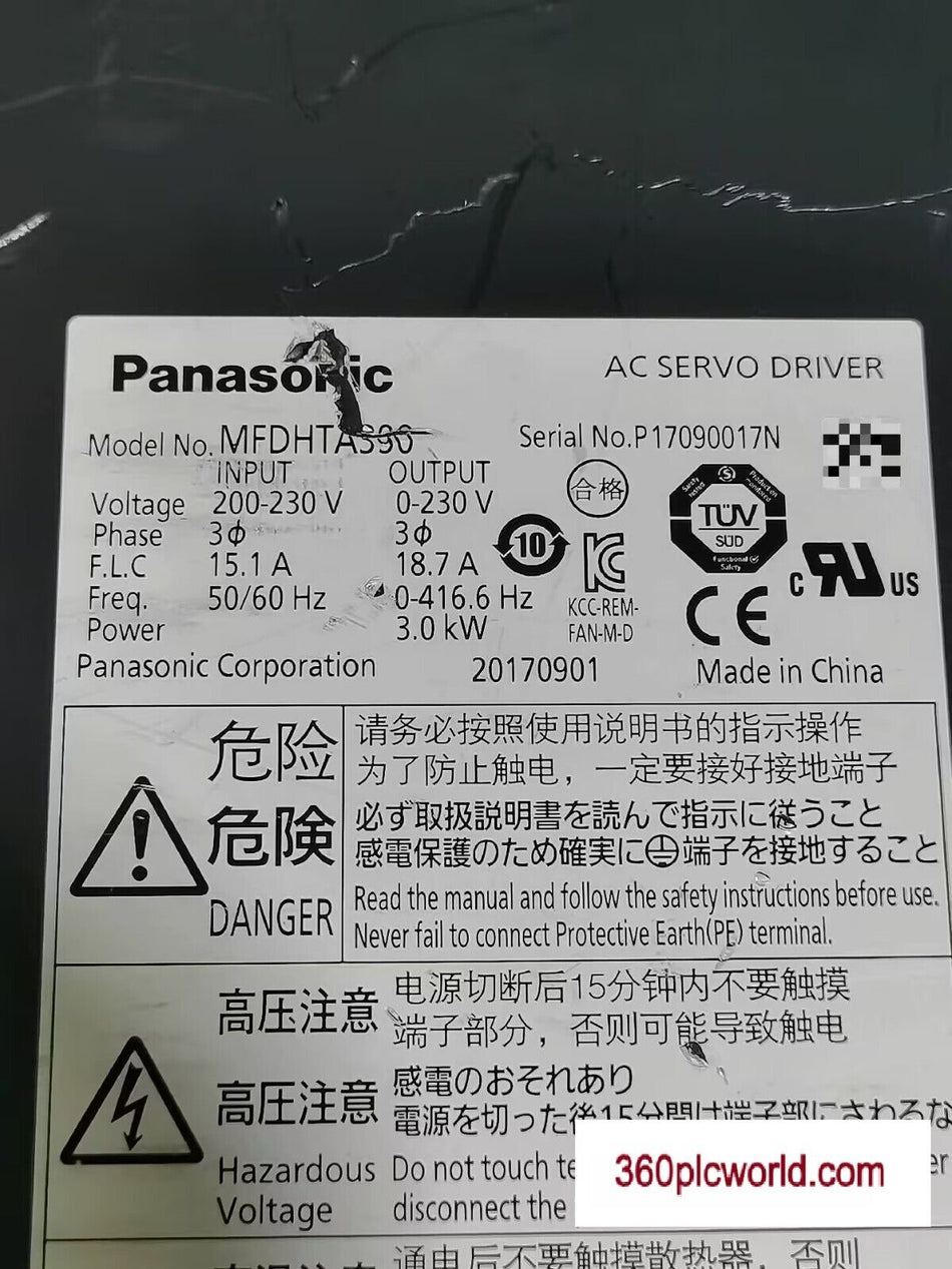 1 peça para Panasonic MFDKTA390CA1 usado