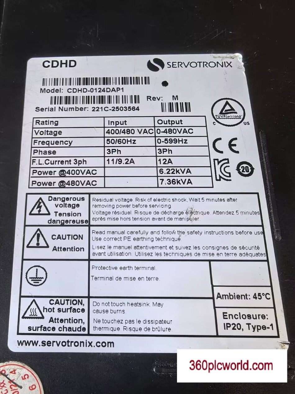 1PC FOR CDHD CDHD-0124DAP1 Used