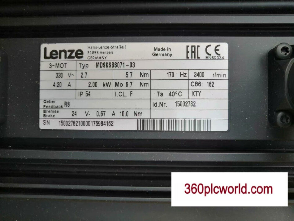 1 PC PARA LENZE MDSKSBS071-03 NOVO