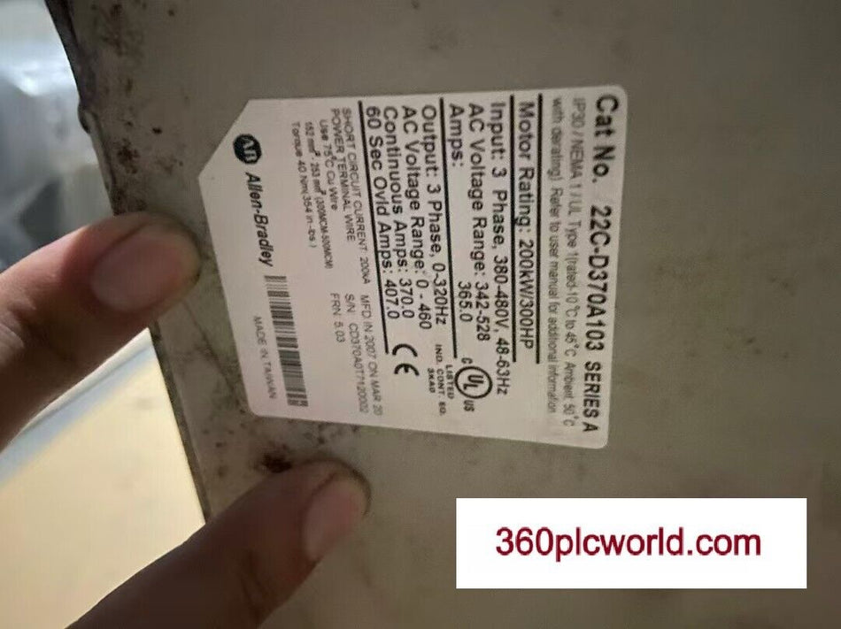 1 PC PARA AB 22C-D370A103 USADO 
