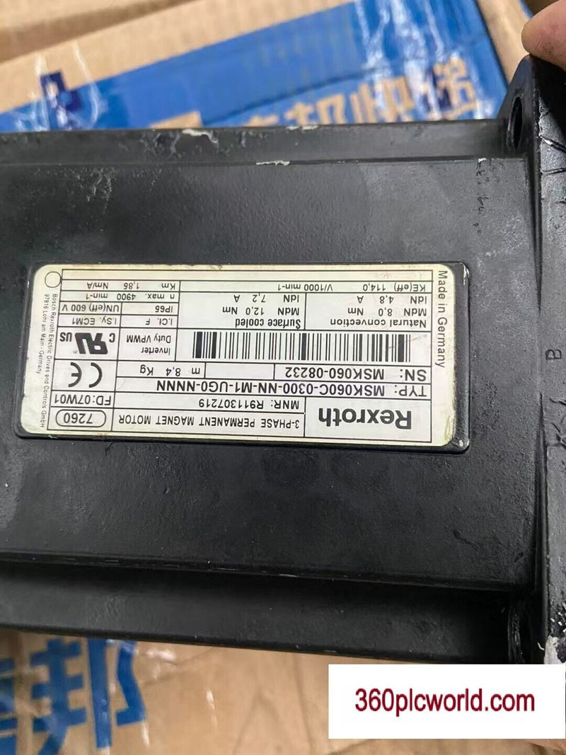 1PC FOR REXROTH MSK060C-0300-NN-M1-UG0-NNNN USED