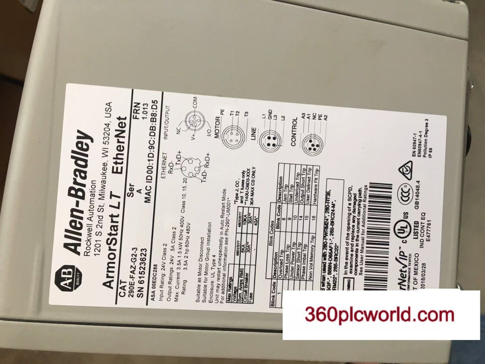 1 peça para AB 290E-FAZ-G2-3 novo