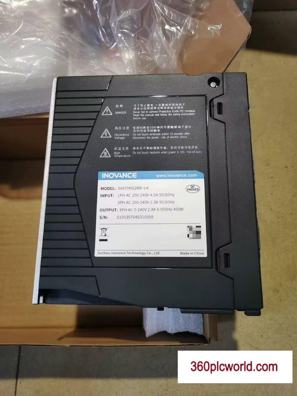 1 peça para INOVANCE SV670NS2R8i-LK novo