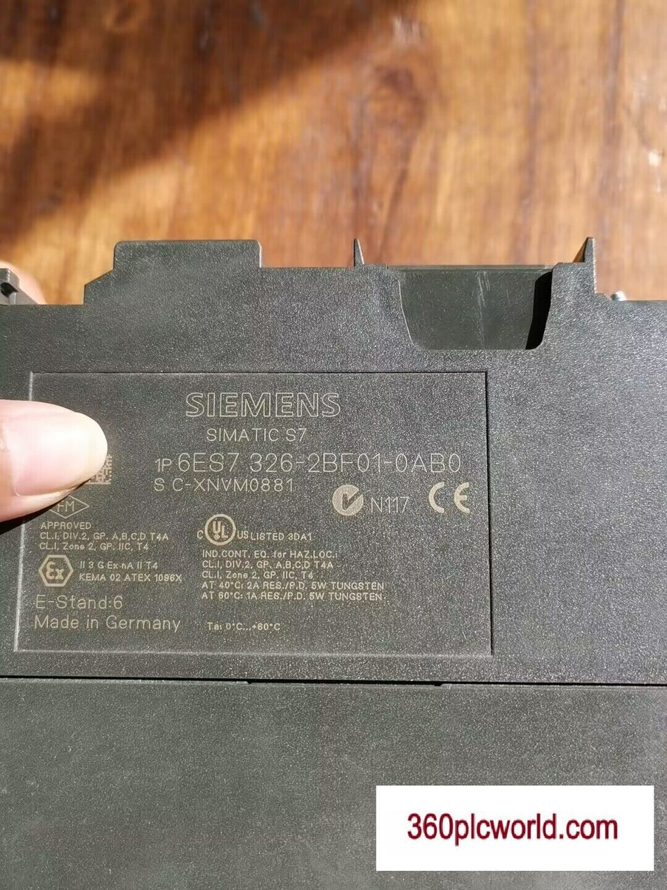 1PC FOR SIEMENS 6ES7 326-2BF01-0AB0 Used