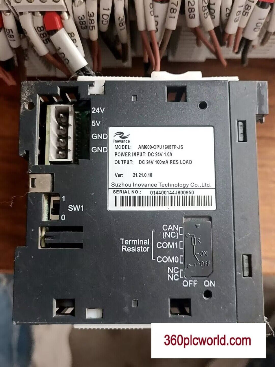 1 PC PARA Inovance AM600-CPU1608TP-JS Usado