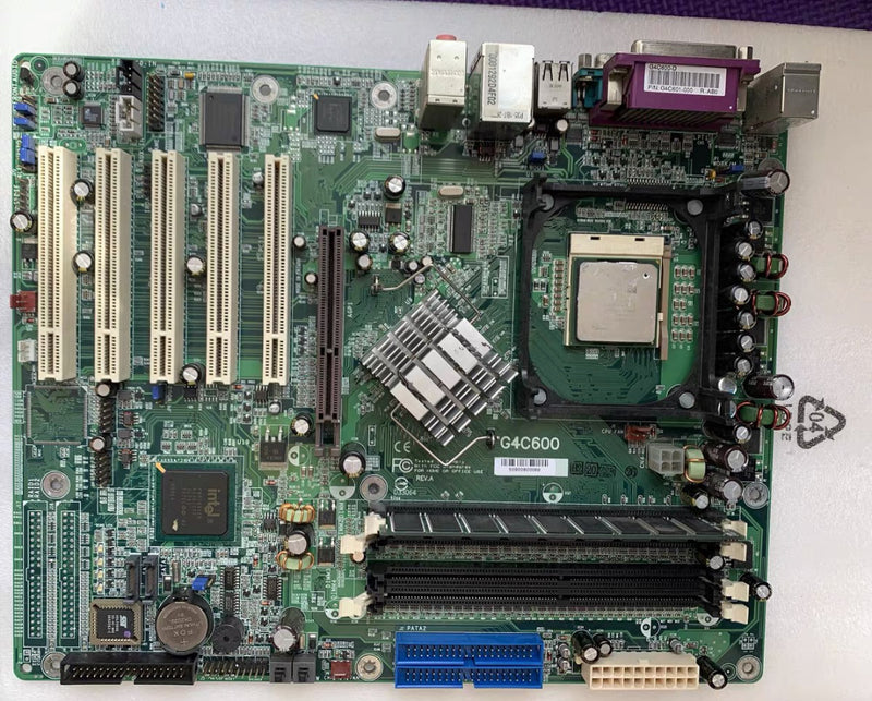 1PC USED ITOX G4C600 IPC Motherboard G4C600-DG with CPU memory Fan