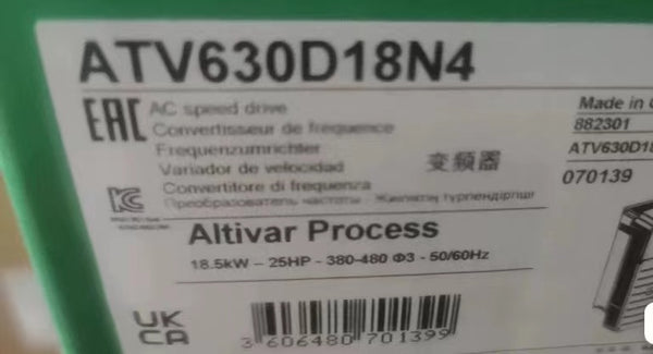 1PC New Schneider Inverter ATV630D18N4 18.5KW 380V  A08
